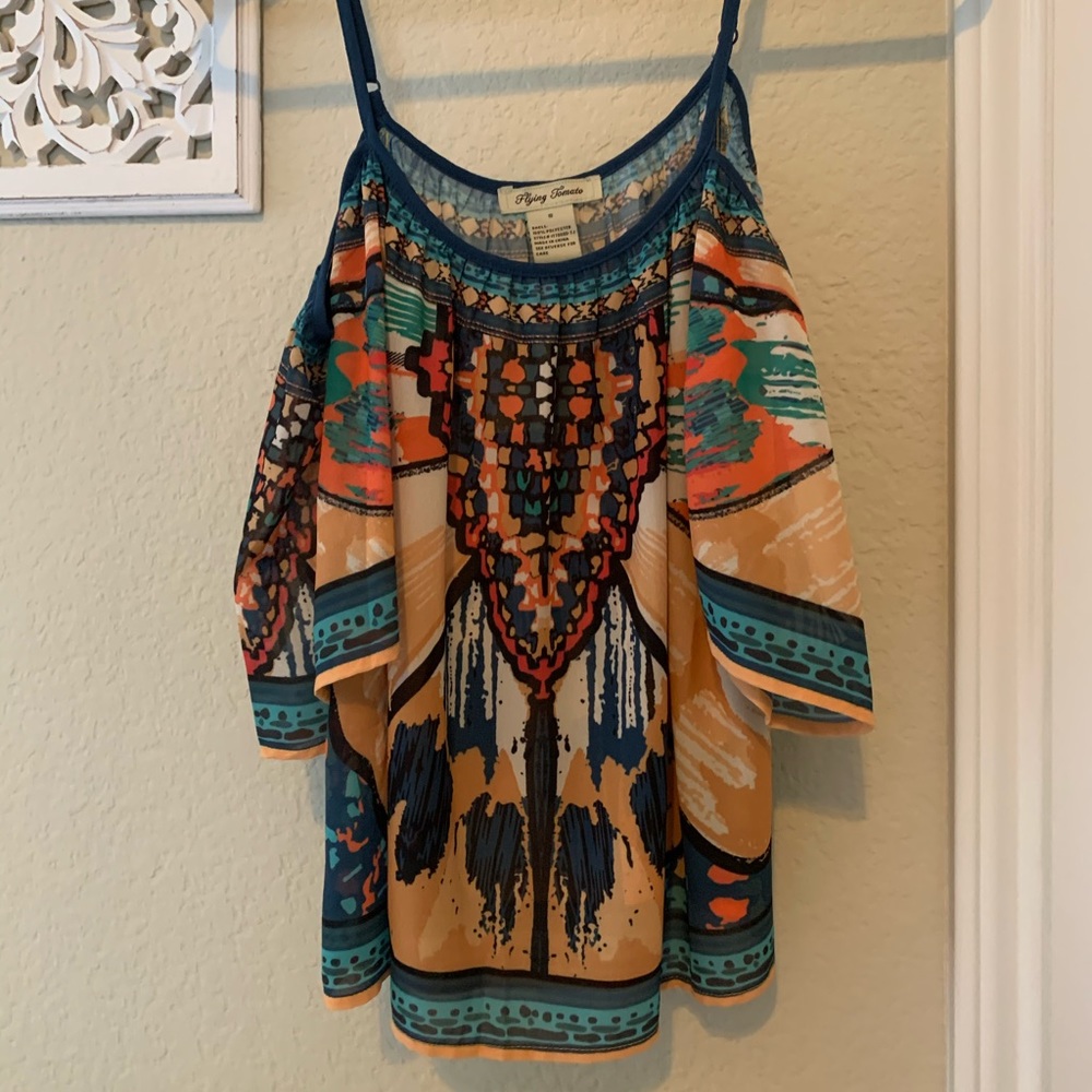 Flying Tomato Off the Shoulder Top